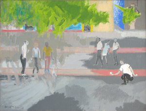 Giocando a bocce a St Jean da David Alan Redpath Michie
