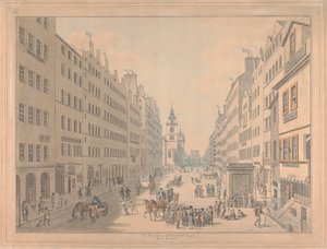 La High Street di Edimburgo dall
