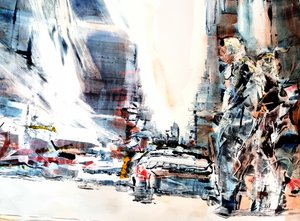 Strada urbana astratta