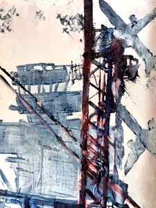 Struttura industriale astratta
