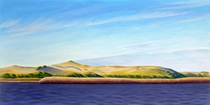 Entrando nelle Provincelands, 2013 (olio su tela) da David Arsenault