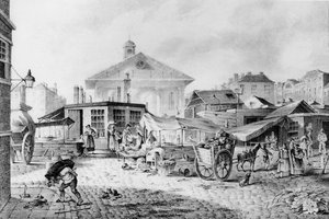Mercato di Covent Garden, 1824 da David Barber