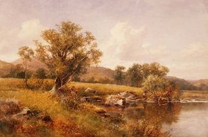 Le rive del Llugwy, Galles del Nord