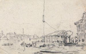 Una vista della Schelda da David Cox