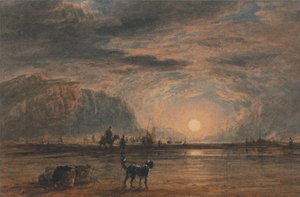 Scena di spiaggia - Alba da David Cox