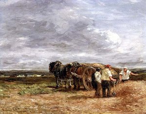 Trasporto di ghiaia da David Cox