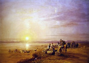 Attraversando le sabbie da David Cox