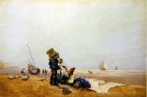 Pescatori sulla riva