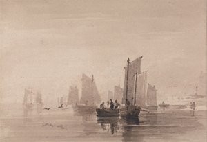 Pesca al largo di Hastings da David Cox