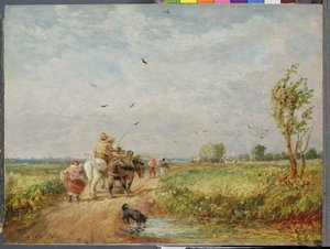 Andando al campo di fieno da David Cox