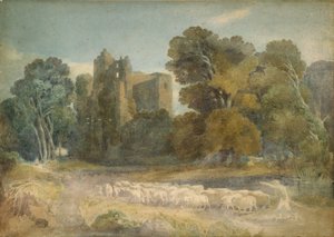 Castello di Kenilworth nel Warwickshire da David Cox
