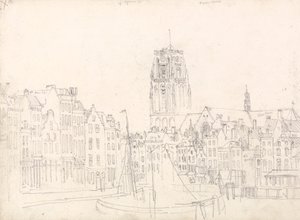 Rotterdam: La Chiesa di San Lorenzo da David Cox