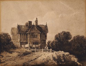 Studio di una vecchia casa da David Cox