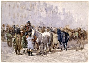 La fiera dei cavalli di Birmingham, c.1841-49