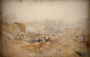 Il ponte a Rhayader da David Cox