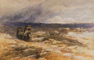 I raccoglitori di torba vicino a Bettws-Y-Coed, Galles del Nord da David Cox