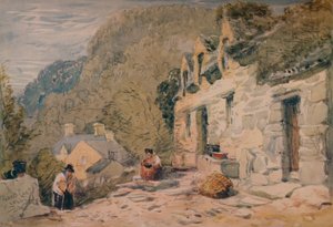 Cottage di Black Jack, Bettws-y-Coed, 1846 da David Cox the elder