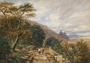 Sentiero di Campagna che Porta al Castello di Harlech, 1842