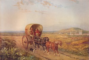 Attraversando la brughiera, 1924 da David Cox the elder