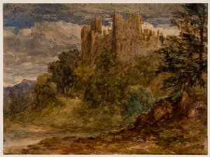 Castello di Ludlow da David Cox the elder