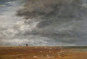 Sulla sabbia, 1851 da David Cox the elder