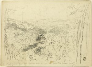 Pont Pwl Gwyn, fiume Usk da David Cox the elder