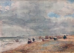 Rhyl Sands, c1850 da David Cox the elder