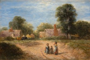 La fattoria da David Cox the elder