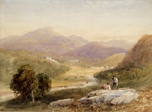 La valle di Ffestiniog, Merionethshire da David Cox the elder