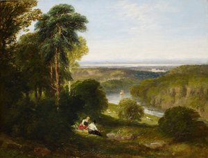 Il Wyndcliffe, fiume Wye da David Cox the elder
