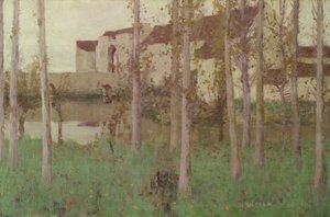 Il castello infestato, Grez-sur-Loing, 1896 da David Gauld