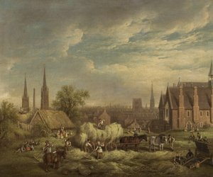 Fienagione a Coventry, metà XIX secolo da David Gee