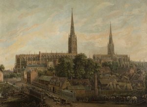 Priory Street, Coventry, 1861 da David Gee