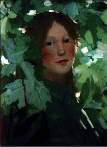 Testa di una ragazza da David Gould