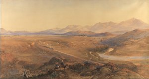 Un treno a vapore sulla ferrovia ottomana da David Hall McKewan