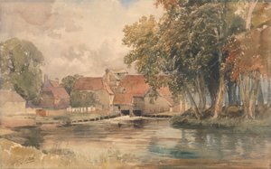Cascina sul fiume da David Hall McKewan