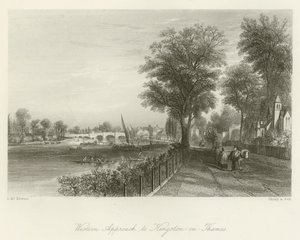 Approccio occidentale a Kingston-on-Thames