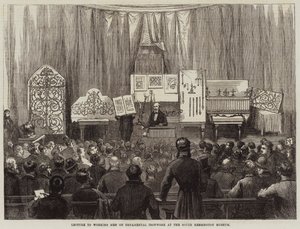 Lezione agli operai sulla lavorazione del ferro ornamentale al South Kensington Museum da David Henry Friston