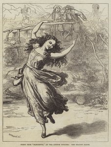 Scena da Fanchette, al Lyceum Theatre, la Danza delle Ombre