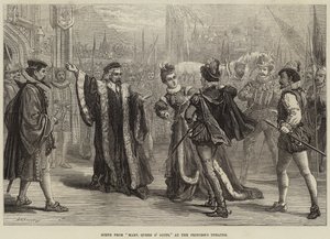 Scena da Maria, regina di Scozia, al Princess