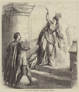 Scena da Rebecca, al Drury-Lane Theatre da David Henry Friston