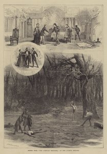 Scene da I fratelli corsi, al Lyceum Theatre da David Henry Friston