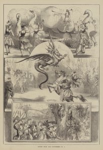 Scene dalle pantomime da David Henry Friston