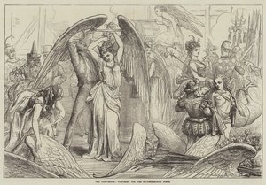Le pantomime, preparazione per la scena della trasformazione da David Henry Friston