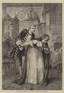Il defunto signor Sothern nella scena della biblioteca in David Garrick da David Henry Friston