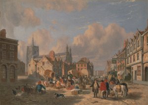 Il mercato del fieno, Norwich da David Hodgson