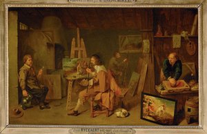 Pittori nel loro studio ... da David III Ryckaert
