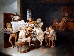 La lezione di musica da David III Ryckaert
