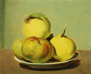 Piatto di mele e cotogne