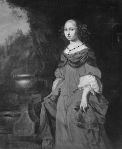 Anna Dorotea, 1640-1713, principessa di Holstein-Gottorp, badessa di Quedlinburg da David Klöcker Ehrenstrahl